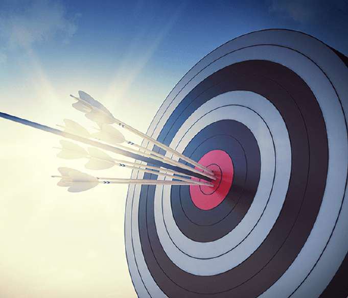 Arrows on target